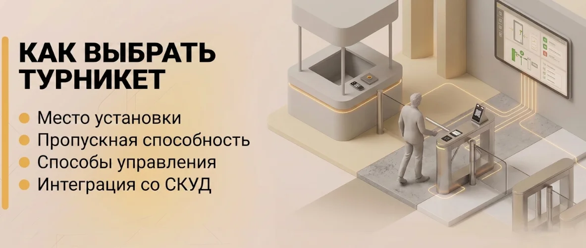 Как подобрать турникет