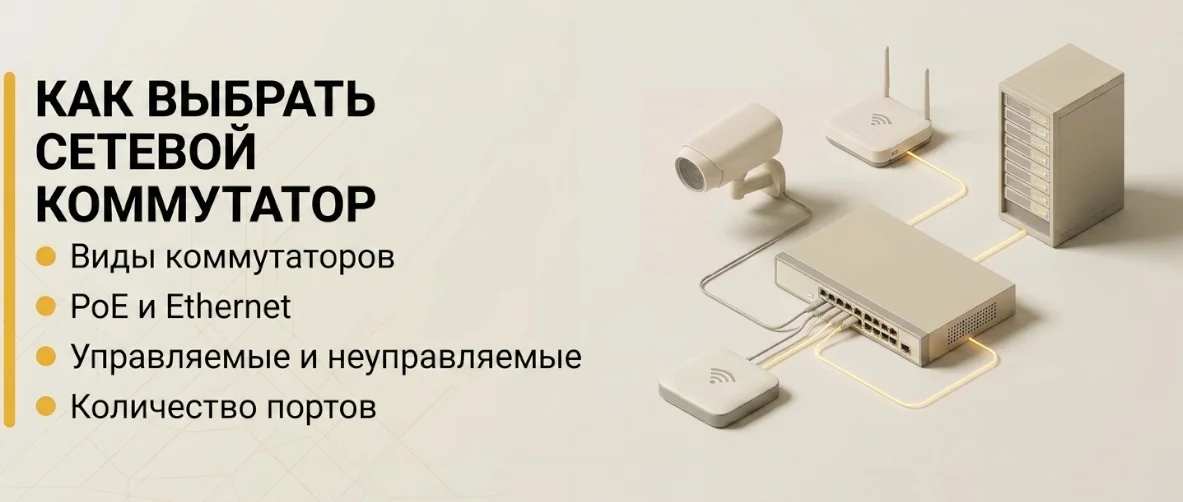 Как подобрать сетевой коммутатор