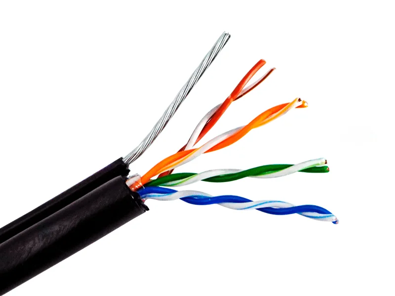 Кабель Optimus U5e-4x2x0.5 Cu (OUT) с тросом 1м