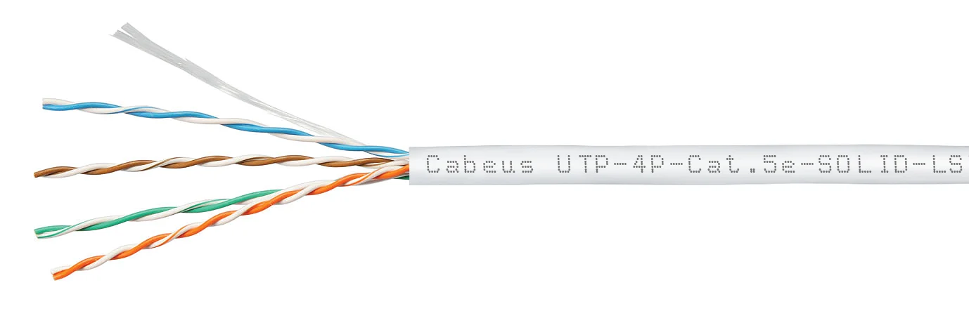 UTP-4P-Cat.5e-SOLID-LSZH-WH-100 (9782c-5)