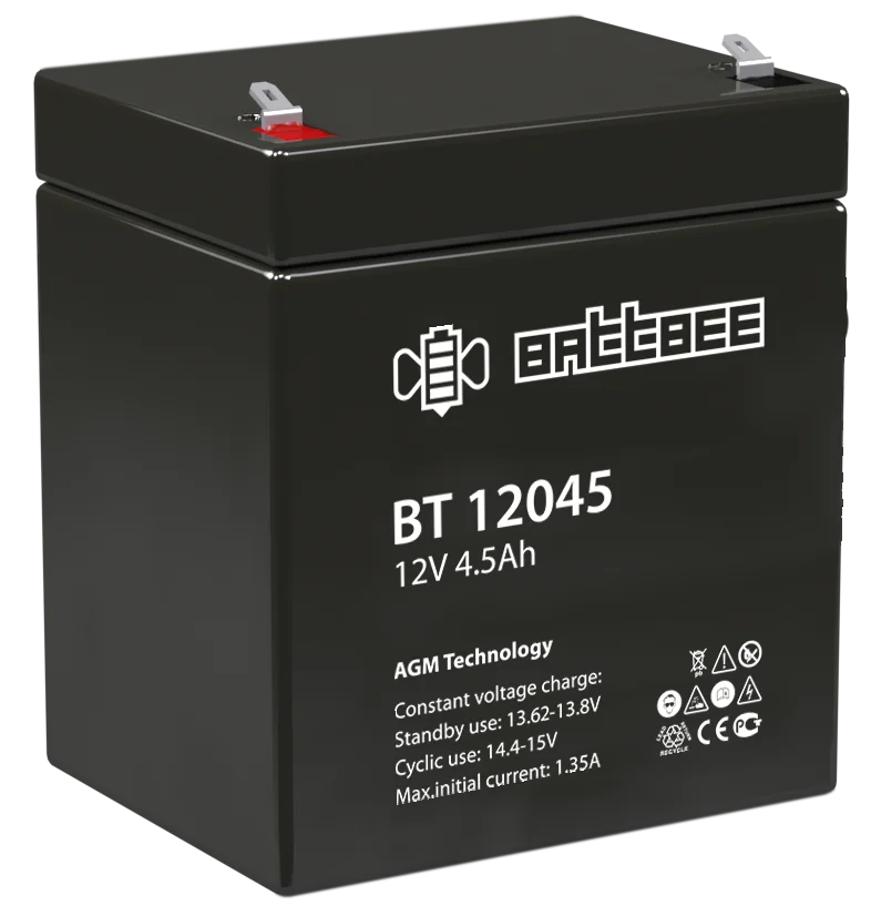 Аккумулятор Battbee BT 12045 AGM (12 В / 4,5 Ач)