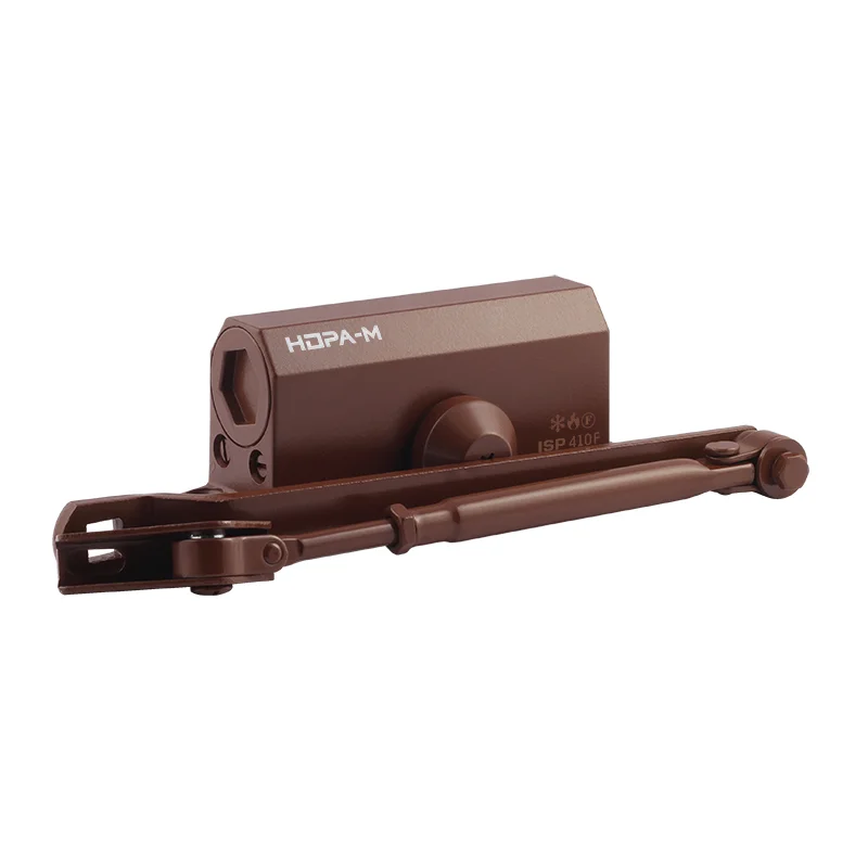 Дверной доводчик Нора-М ISPARUS 410 F (коричневый) до 60 кг, EN3