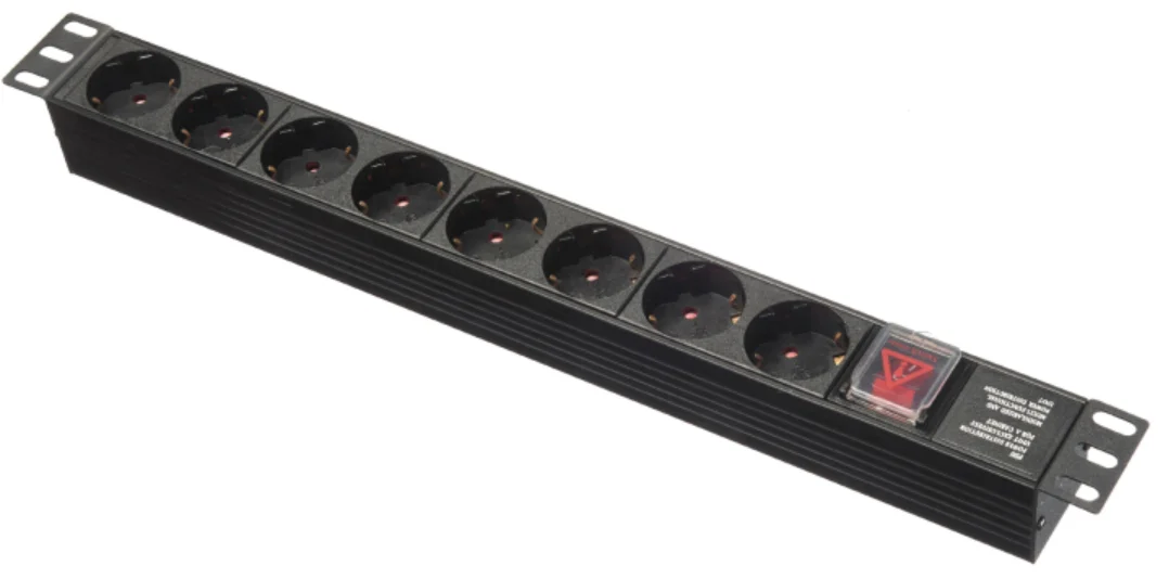 Tantos TSn 19 PDU8PС14S Горизонтальный блок розеток 19" , до 16А