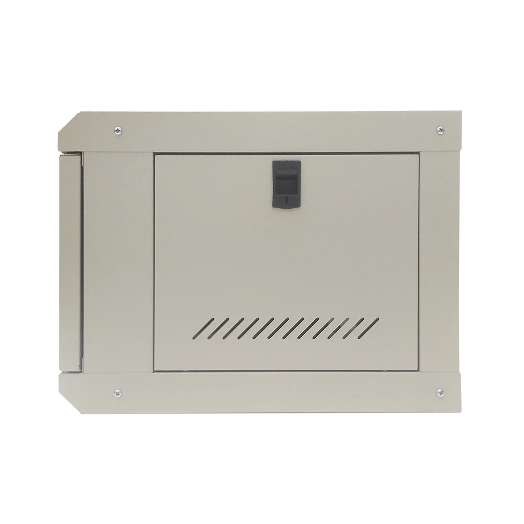Space Technology ST-NC6U01 (СЕРЫЙ) С ПОЛКОЙ, (версия 2) Настенный 6U телекоммуникационный шкаф 19"