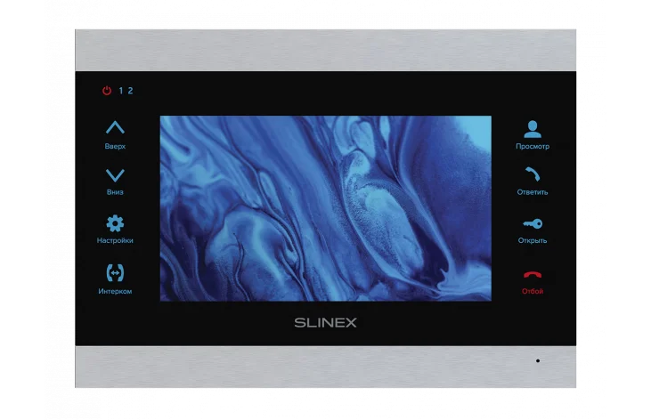 Монитор видеодомофона Slinex SL-07IPHD Silver+Black
