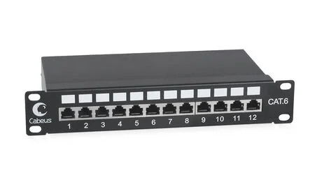 Cabeus PL-12-Cat.6 10"-SH-Dual (7953c) Патч-панель 10"  на 12 портов