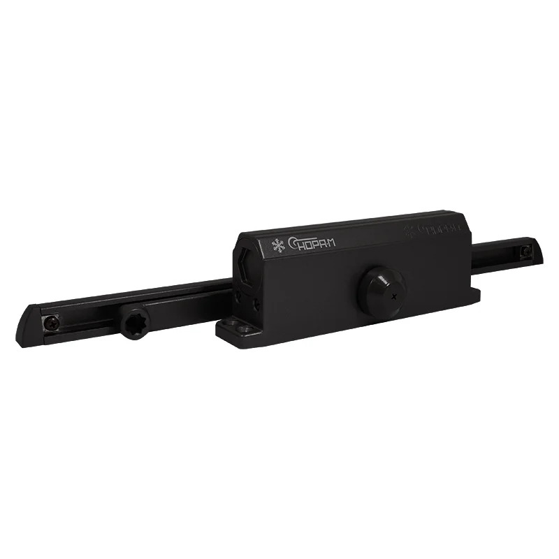 Дверной доводчик Нора-М №4S Slider (черный) до 110 кг, EN5