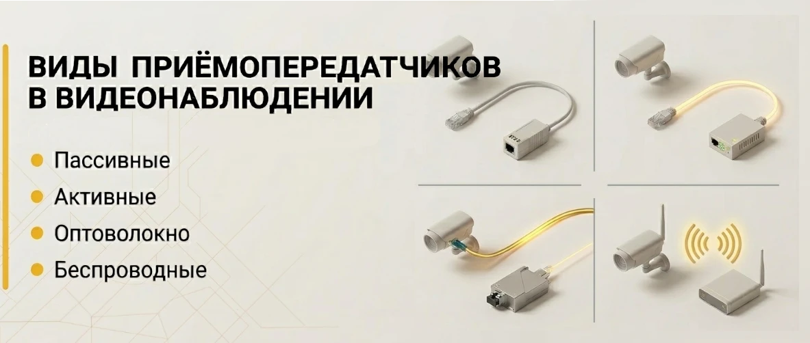 Виды приемопередатчиков