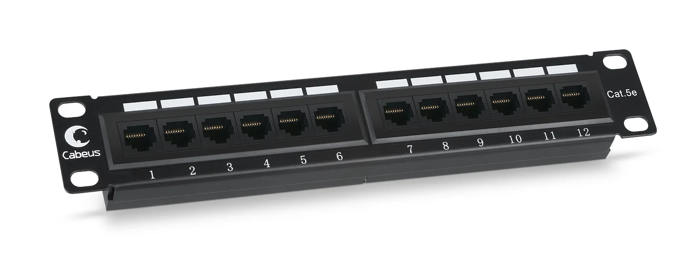 Cabeus PL-12-Cat.5e 10"-Dual (7085c) Патч-панель 10"  на 12 портов