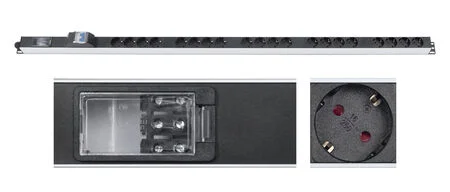 Cabeus PDU-16-20S-B-T (9548c) Вертикальный блок розеток 19" , до 16А