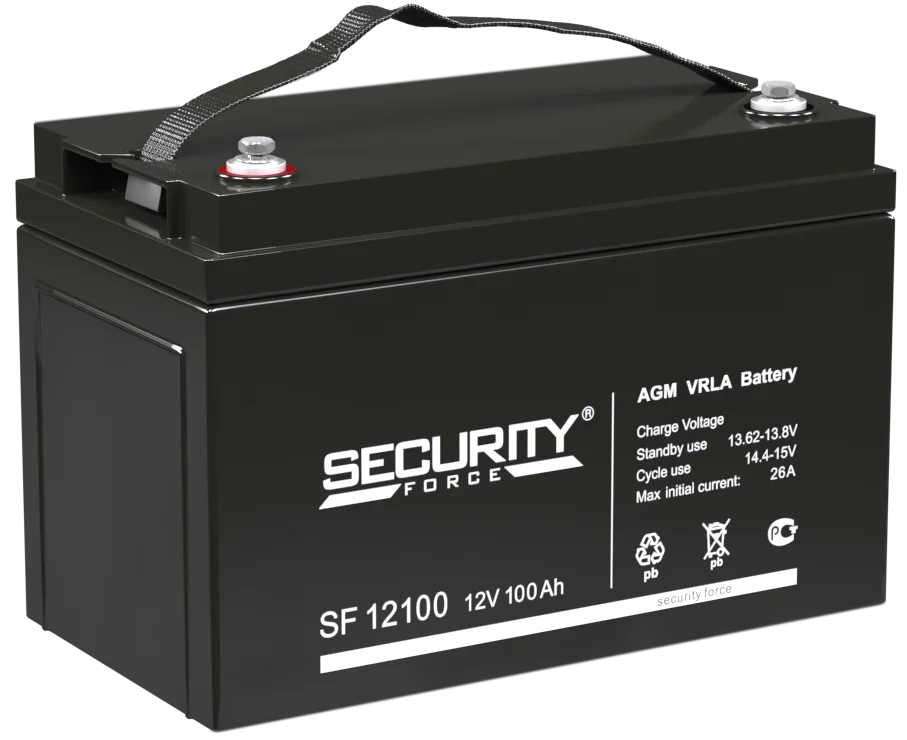 Аккумулятор Security Force SF 12100 AGM (12 В / 100 Ач)