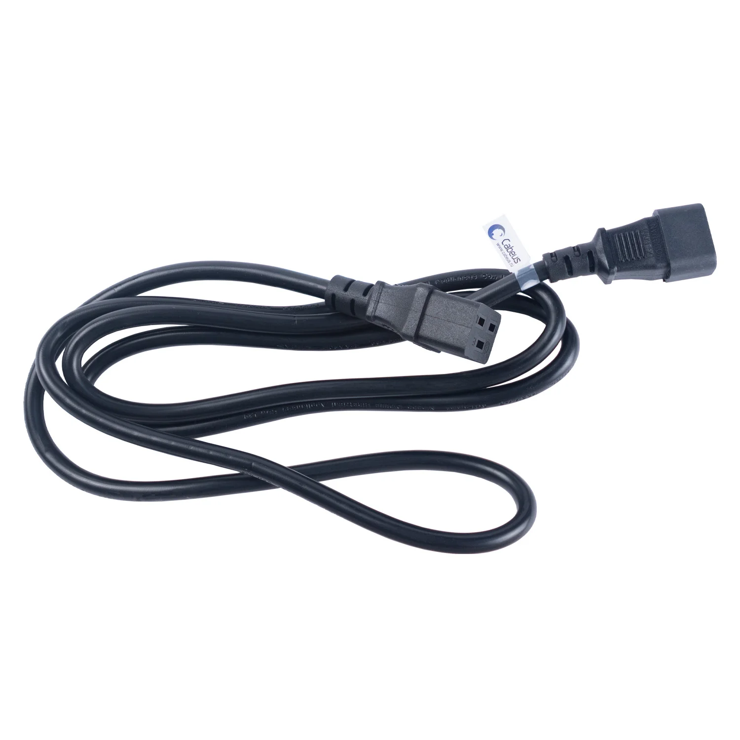 Cabeus PC-IEC19-IEC14-1.8M (12606c) кабель питания IEC 320 C14 + IEC 320 C19, 1.8 м