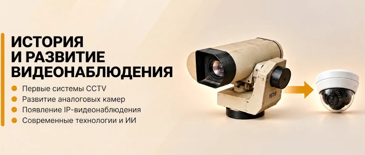 Первая видеокамера: история и развитие видеонаблюдения