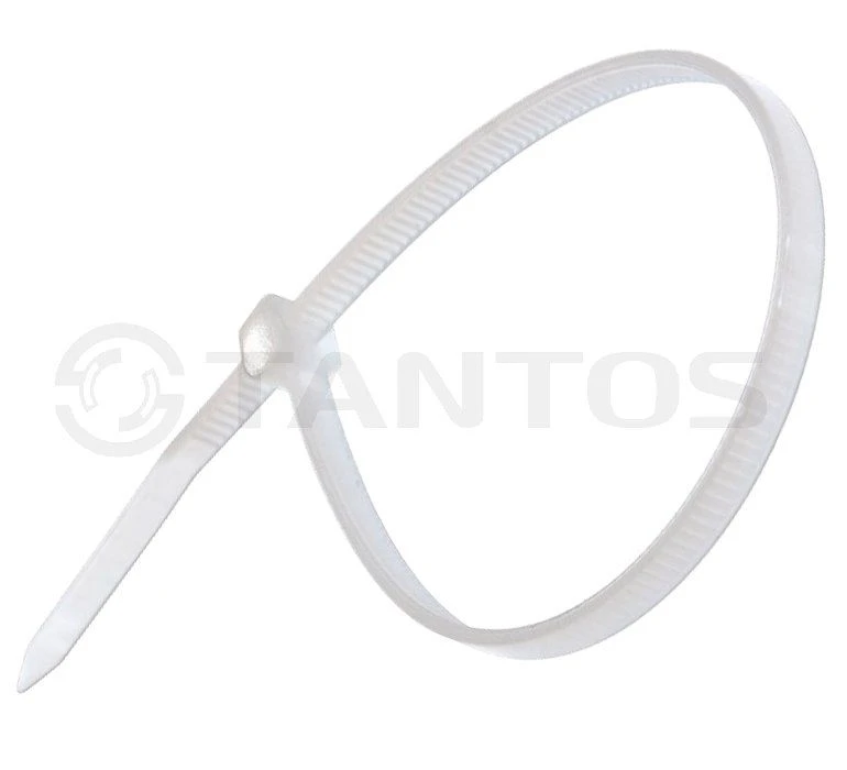 Хомут nylon 250x3,6 мм 100 шт. белый Tantos