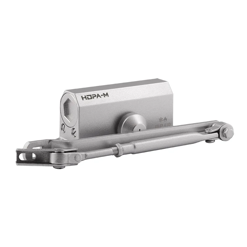 Дверной доводчик Нора-М ISPARUS 410 (серебро) до 60 кг, EN3