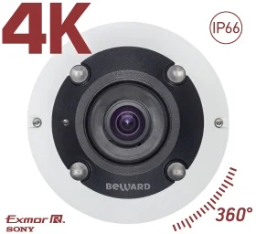 Beward BD3990FLM - IP Видеокамера  12 Мп, объектив 1,65 мм