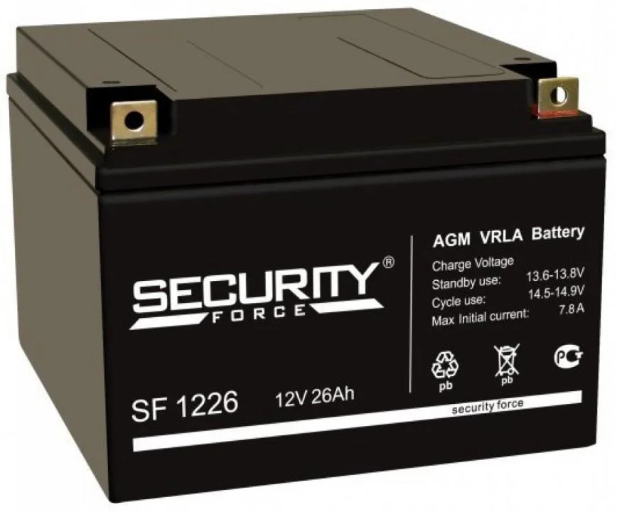 Аккумулятор Security Force SF 1226 AGM (12 В / 26 Ач)