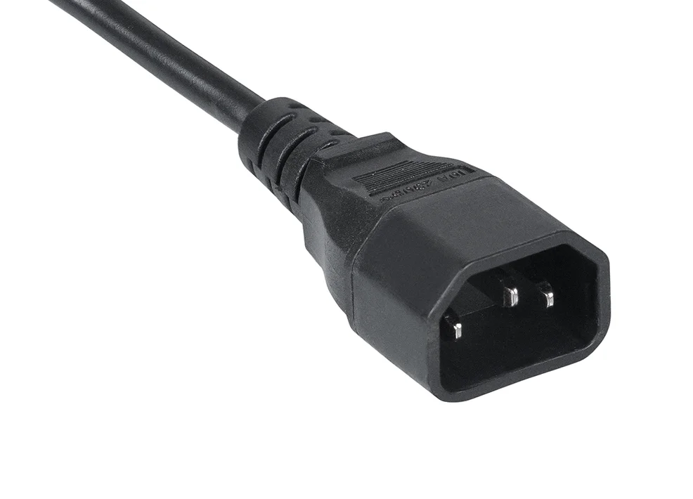 Cabeus PC-189-VDE-1.0-0.6M (11018c) кабель питания IEC 320 C13 + IEC 320 C14, 0.6 м