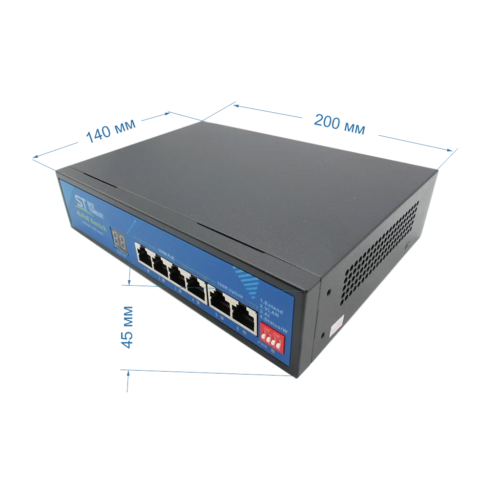 Коммутатор Space Technology ST-S49POE (2М/78W/А/SC) PRO