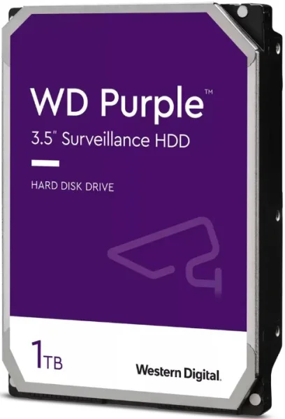 Жесткий диск HDD Western Digital WD11PURZ, 1 ТБ, 64 МБ, 5400 об/мин