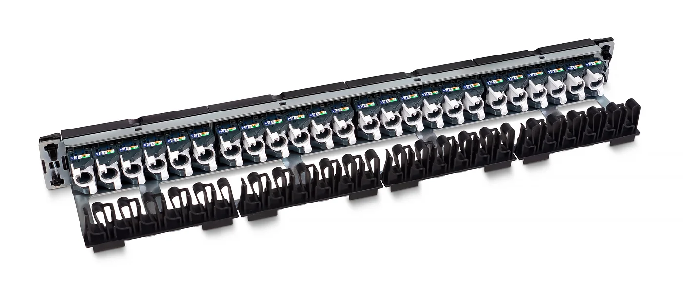 Cabeus PL-24-KJ-RJ45-Cat.6-180T (11831c) Патч-панель 19"  на 24 порта