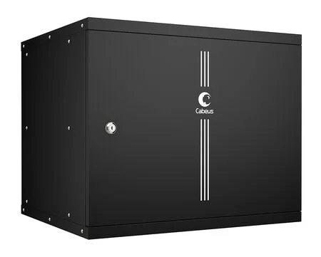 Cabeus WSC-05D-9U55/45m-BK (10178c) Настенный 9U телекоммуникационный шкаф 19"