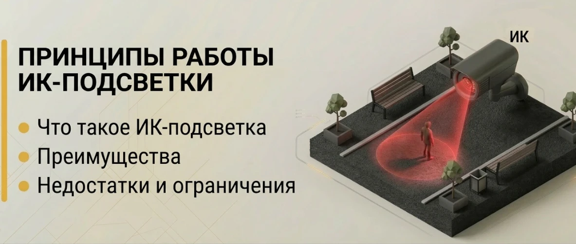 Принципы работы ИК-подсветки