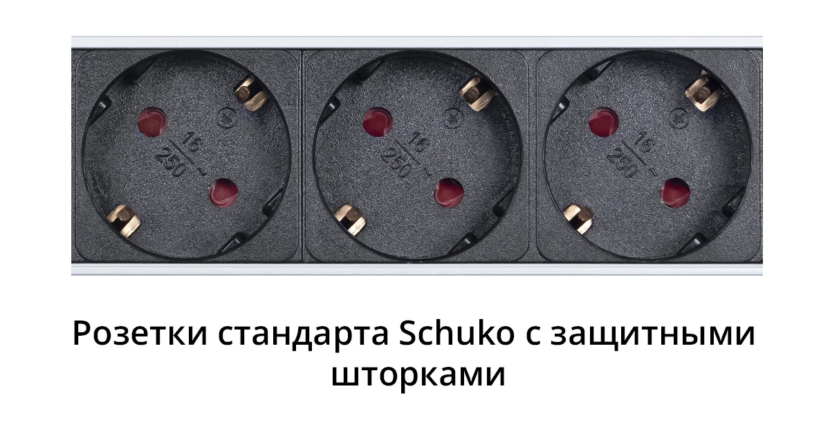 Cabeus PDU-16-10S-10C13-B-T (9550c) Вертикальный блок розеток 19" до 16 А