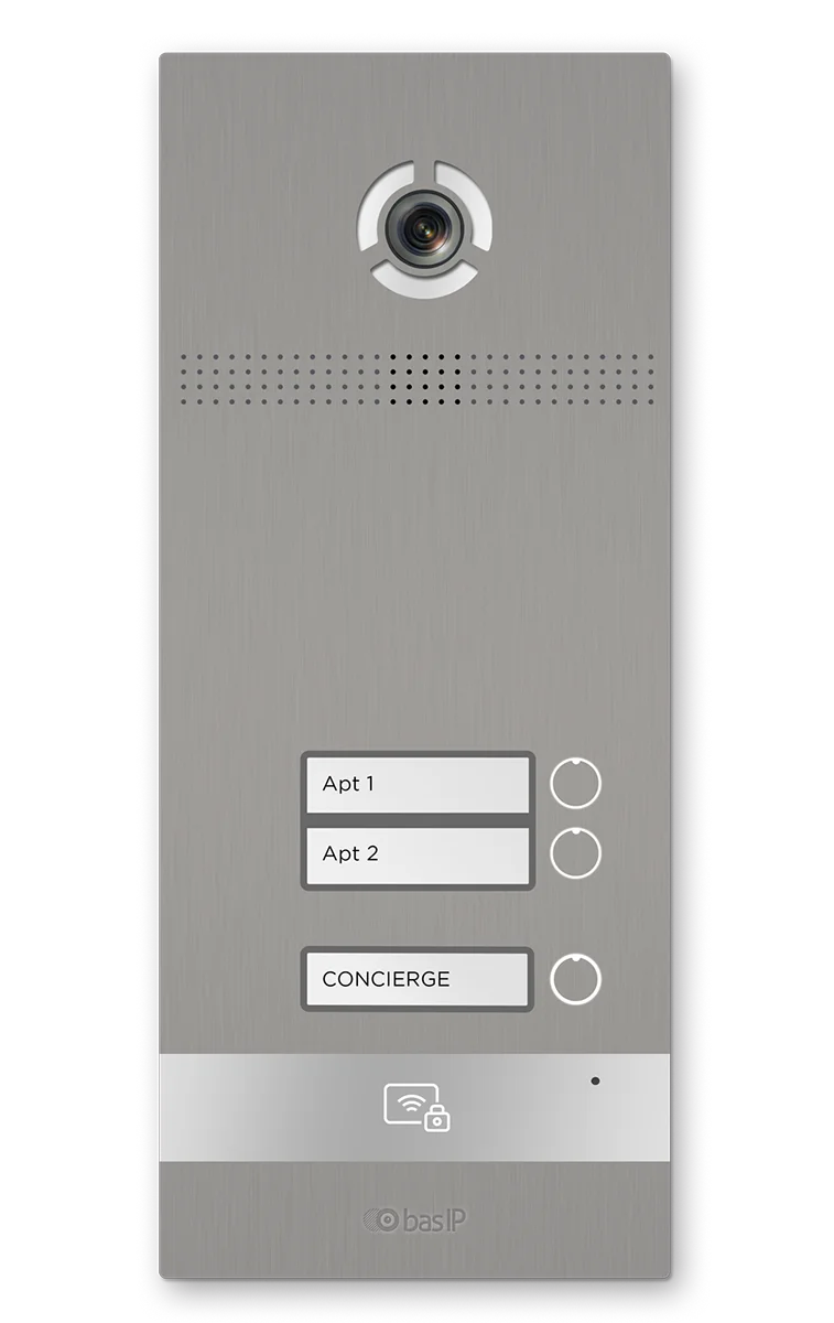 Вызывная панель BAS-IP BI-02FB SILVER