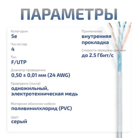 FTP-4P-Cat.5e-SOLID-GY-100 (7173c-5)