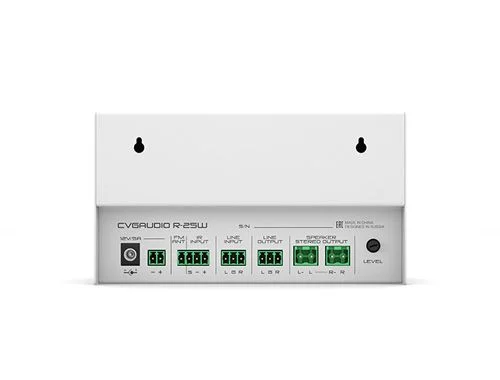 CVGaudio R-25W Трансляционный усилитель 15/25 Вт, на 2 зоны