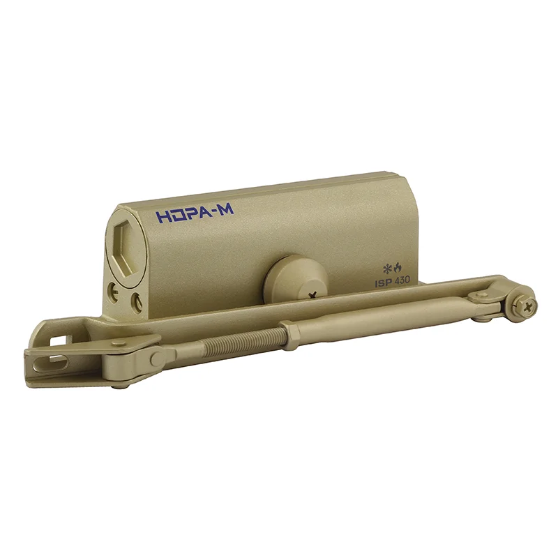 Дверной доводчик Нора-М ISPARUS 430 (золото) до 110 кг, EN5