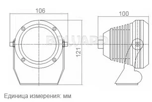 ИК прожектор Beward LIR6