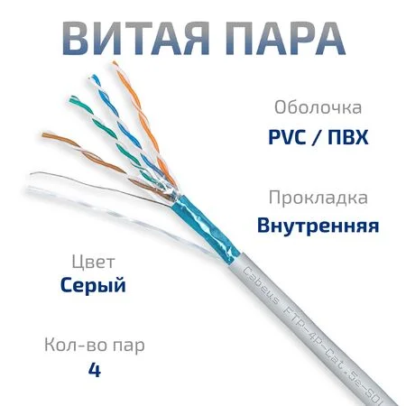 FTP-4P-Cat.5e-SOLID-GY-100 (7173c-5)