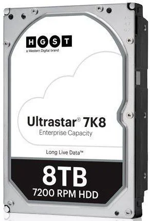 Жесткий диск HDD Western Digital HUS728T8TALE6L4, 8 ТБ, 256 МБ, 7200 об/мин