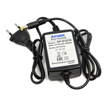 Блок питания Amatek AP-D12/10  12 В / 1А