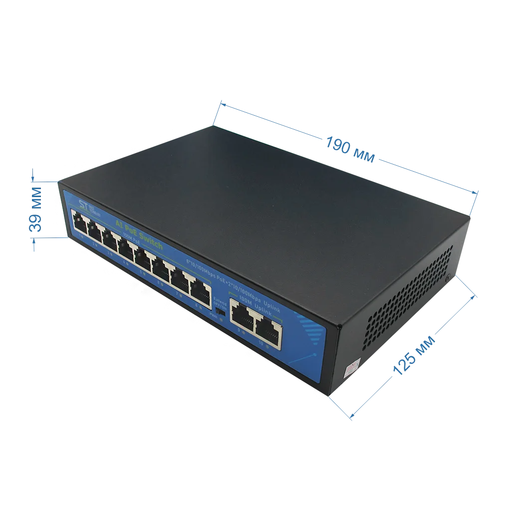 Коммутатор Space Technology ST-S85POE (2M/120W/А) PRO, (версия 4)