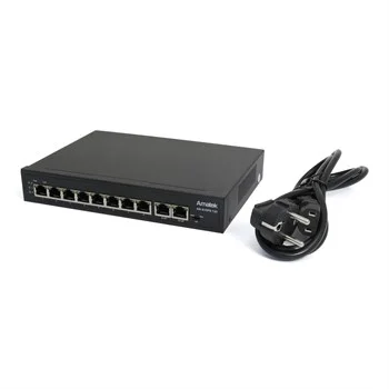 Коммутатор Amatek AN-S10P8-120 c HiPoE