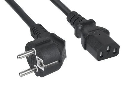 Cabeus PC-186-VDE-1.5-0.5M (12268c) кабель питания Schuko + IEC 320 C13, 0.5 м