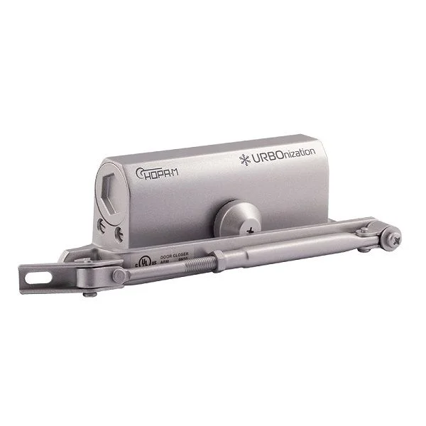 Дверной доводчик Нора-М 530 F URBOnization (серебро) до 90 кг, EN4