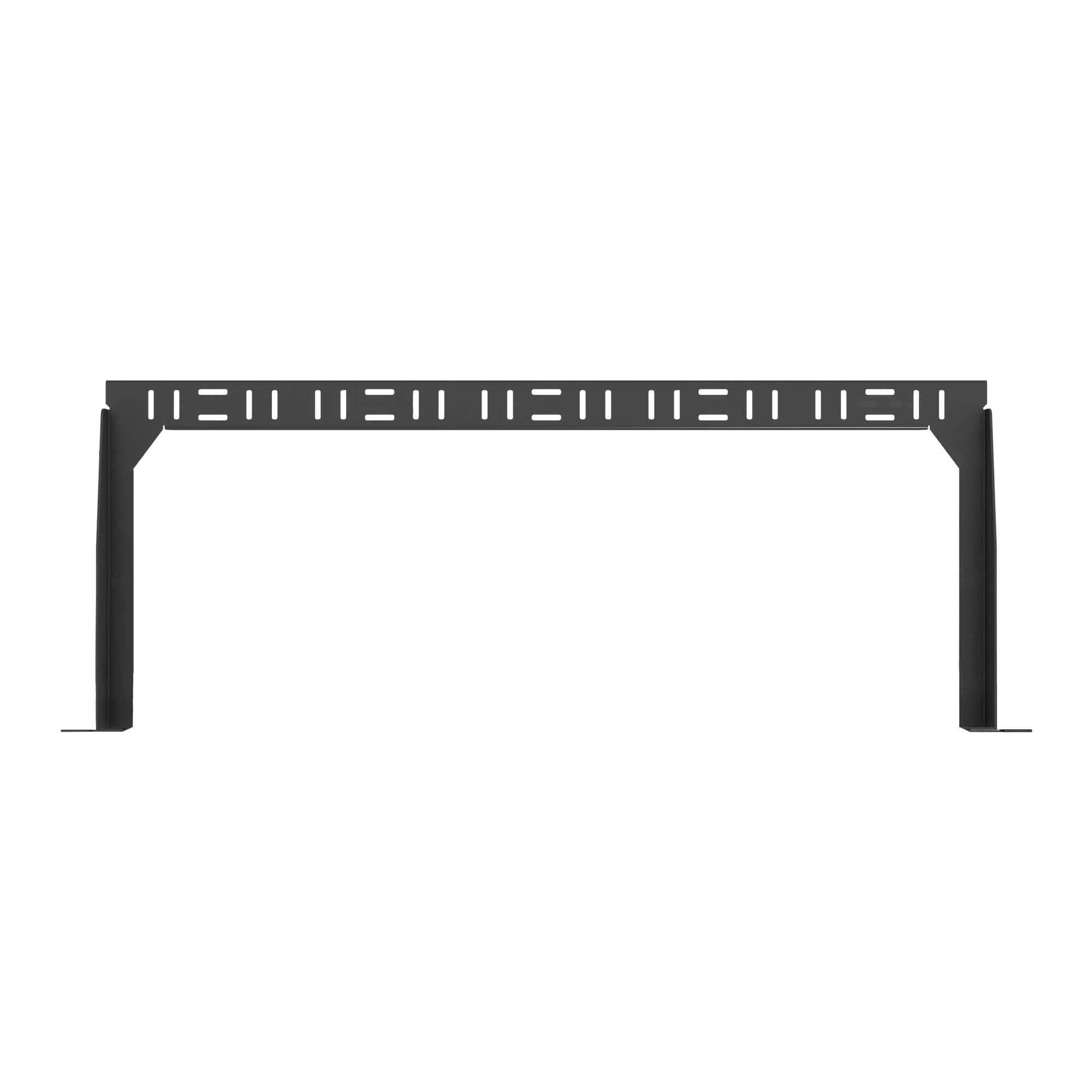Cabeus CO-PLB-1U-C04-MPO-BK (11983c) Горизонтальный 1U кабельный органайзер 19" Черный