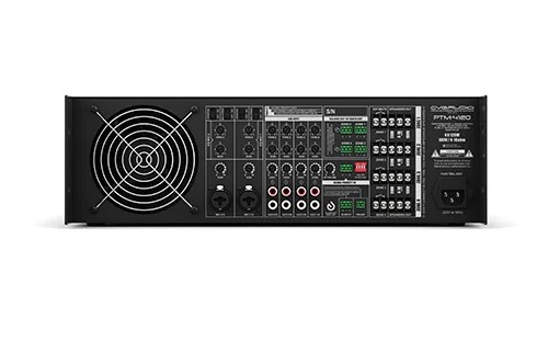 CVGaudio PTM-4120Dm Трансляционный усилитель 120 Вт, на 4 зоны