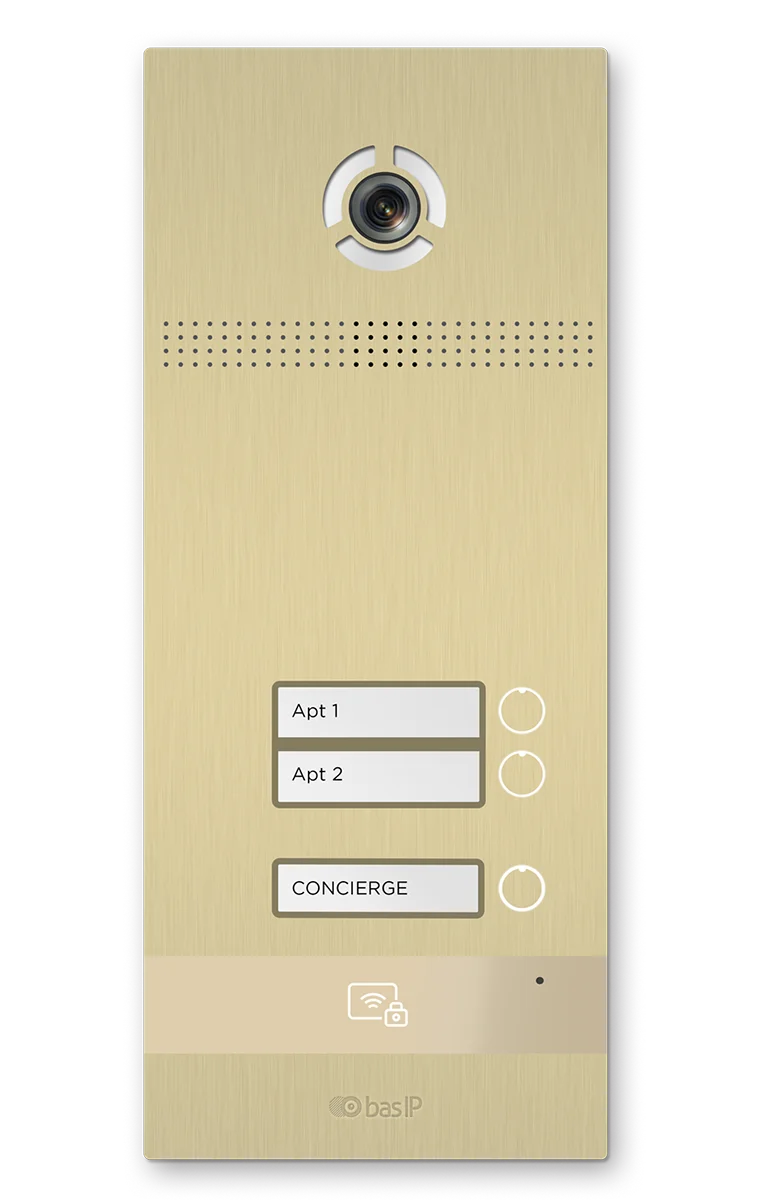 Вызывная панель BAS-IP BI-02FB GOLD
