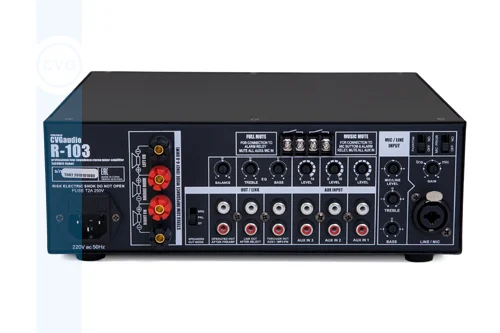 CVGaudio R-103 Трансляционный усилитель 50/75/150 Вт, на 2 зоны