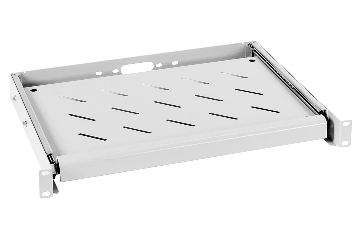 Cabeus JE10 (7150c) Серая перфорированная полка, 1U