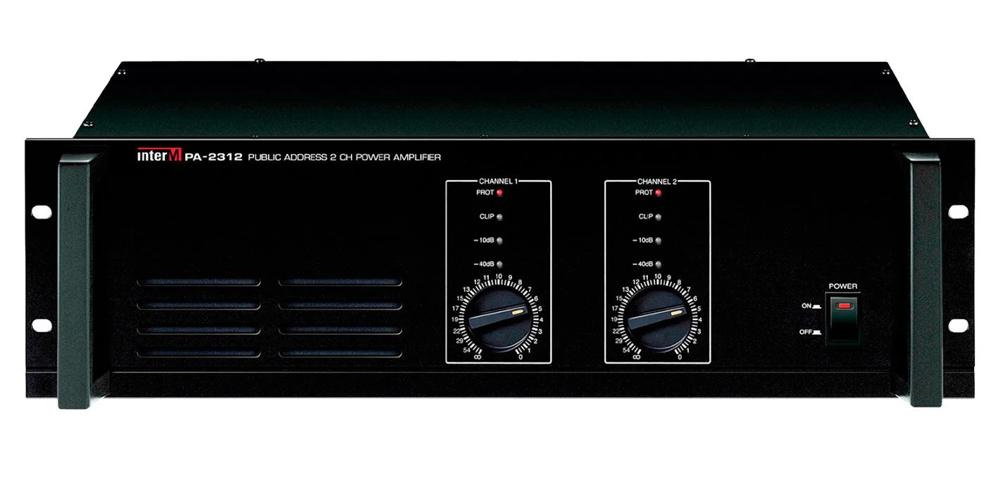 Inter-M PA-2312 Трансляционный усилитель 240 Вт, на 2 зоны