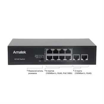 Коммутатор Amatek AN-S10P