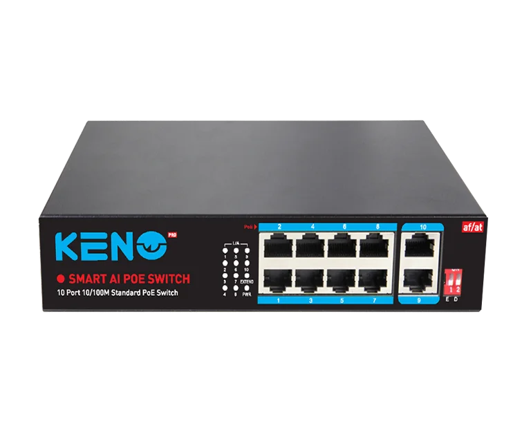 Коммутатор KENO KN-SW802POE+