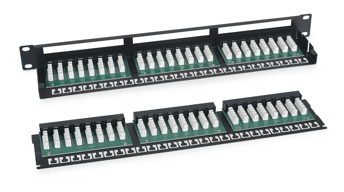 Cabeus PLHD-48-Cat.5e-Dual (7487c) Патч-панель 19"  на 48 портов