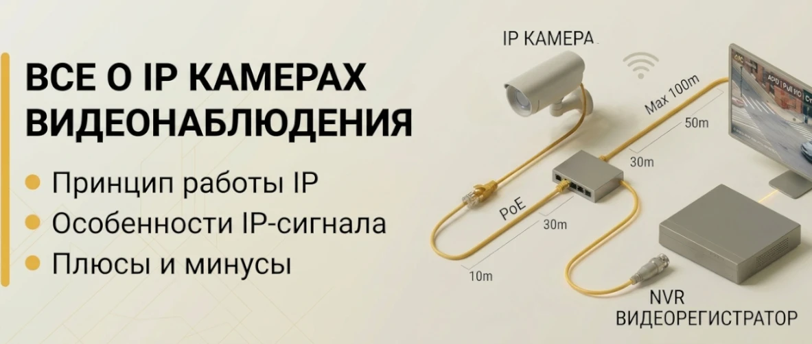 Всё о IP камерах видеонаблюдения